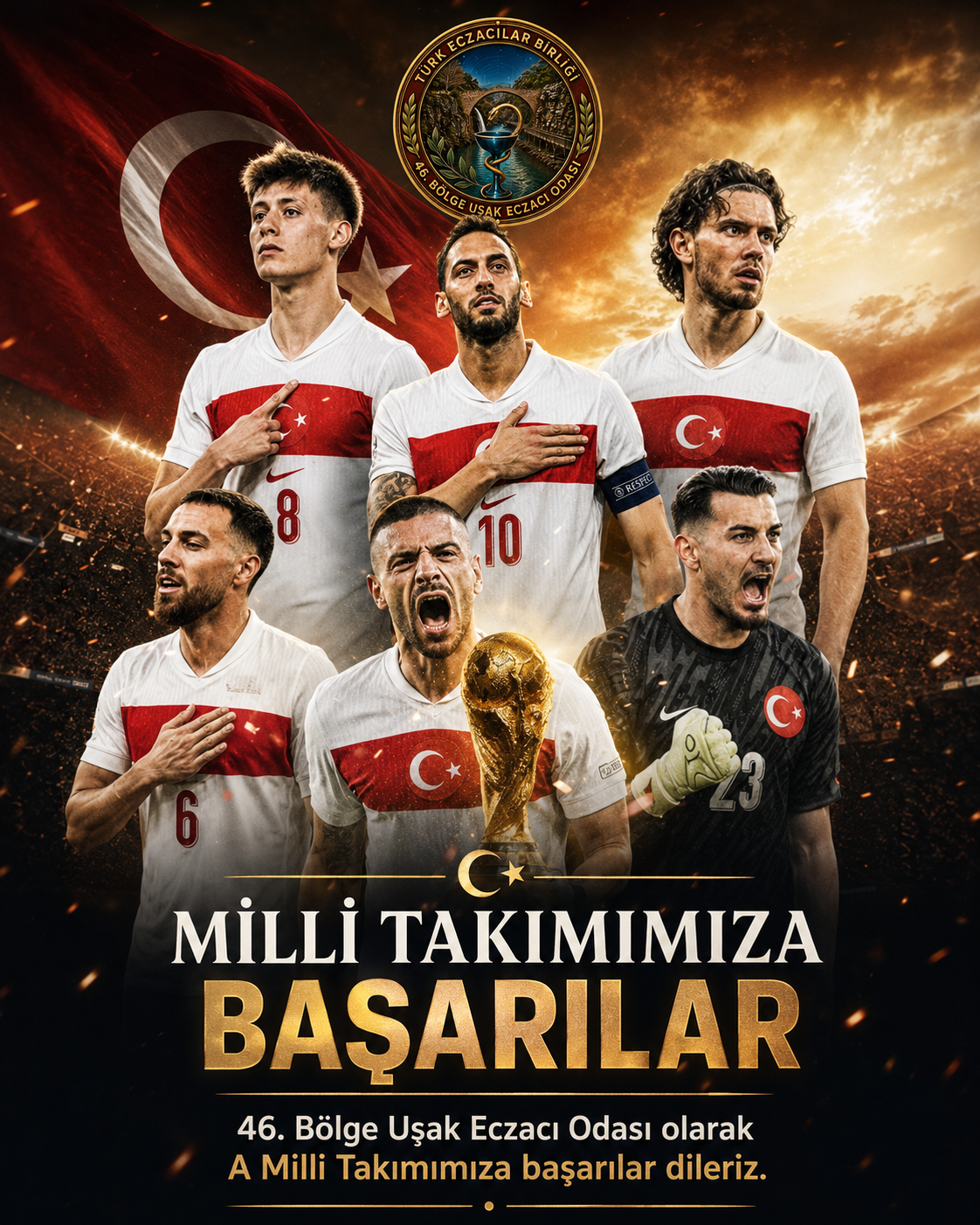 A Milli Takımımıza Dünya Kupası Yolunda Başarılar Dileriz.